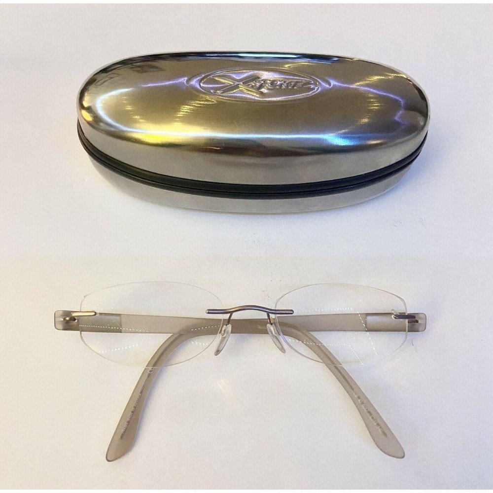 Silhouette Rimless Titanium Pink Hinged Eyeglasses